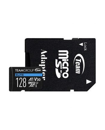 team group TEAMGROUP Memory Card Micro SDXC 128GB Elite A1 V30 + Adapter