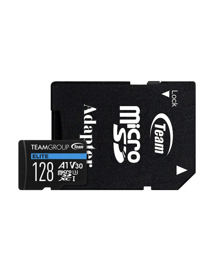 team group TEAMGROUP Memory Card Micro SDXC 128GB Elite A1 V30 + Adapter główny