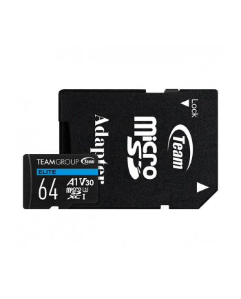 team group TEAMGROUP Memory Card Micro SDXC 64GB Elite A1 V30 + Adapter