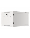 LANBERG Wall mount cabinet 19inch 6U 600x450 steel doors grey flat pack - nr 10