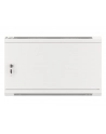 LANBERG Wall mount cabinet 19inch 6U 600x450 steel doors grey flat pack - nr 12