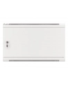LANBERG Wall mount cabinet 19inch 6U 600x450 steel doors grey flat pack - nr 29
