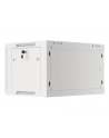 LANBERG Wall mount cabinet 19inch 6U 600x450 steel doors grey flat pack - nr 31