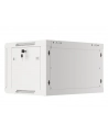 LANBERG Wall mount cabinet 19inch 6U 600x450 steel doors grey flat pack - nr 44
