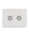 LANBERG Wall mount cabinet 19inch 6U 600x450 steel doors grey flat pack - nr 47