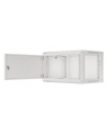 LANBERG Wall mount cabinet 19inch 6U 600x450 steel doors grey flat pack - nr 58
