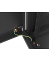 LANBERG Szafa wisząc 19inch 12U 600x450 drzwi metalowe czarna flat pack - nr 33
