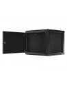 LANBERG Szafa wisząca 19inch 9U 600x600 drzwi metalowe szara flat pack - nr 7