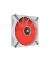 CORSAIR ML140 LED ELITE WHITE 140mm Magnetic Levitation Red LED Fan with AirGuide Single Pack - nr 13