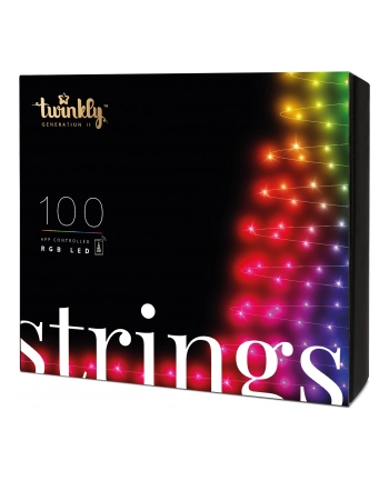 twinkly Inteligentne lampki choinkowe Strings 100 LED RGB 8 m łańcuch