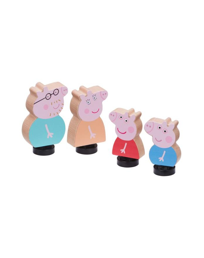 tm toys Peppa Pig - Drewniane figurki 4pack Świnka Peppa 07207 główny