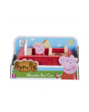 tm toys Peppa Pig - Drewniany samochód z figurką Świnka Peppa 07208 - nr 1