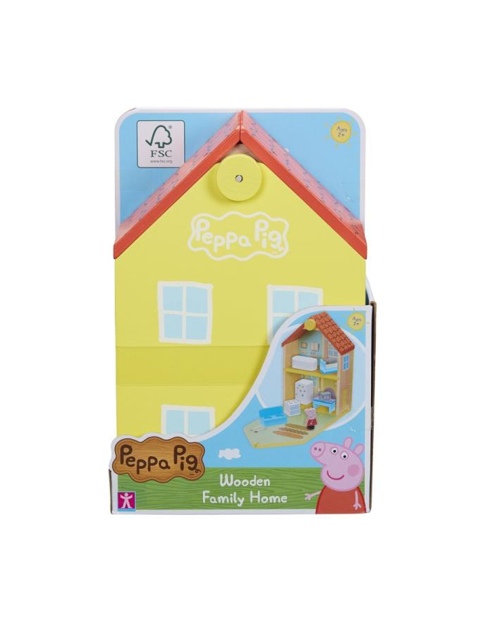 tm toys Peppa Pig - Drewniany domek rodzinny Świnka Peppa 07213 główny