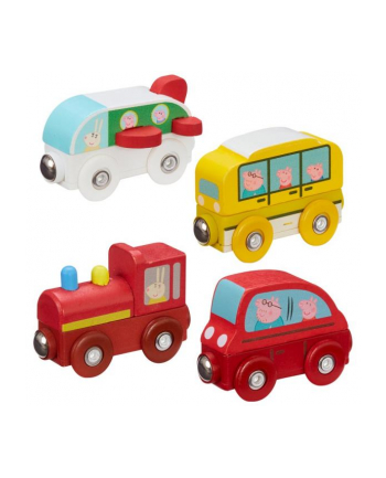 tm toys Peppa Pig - Drewniany mini pojazd Świnka Peppa 07215