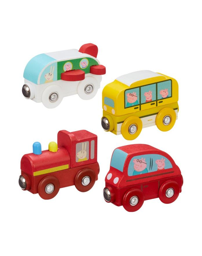 tm toys Peppa Pig - Drewniany mini pojazd Świnka Peppa 07215 główny