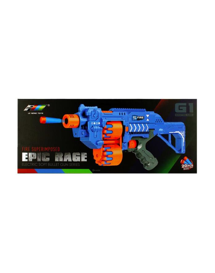 euro-trade Pistolet na strzałki baterie + oświetlenie akcesoria pudełko 482848 MC główny