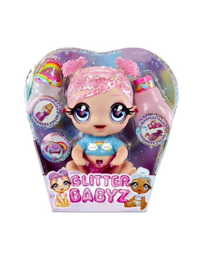 mga entertainment MGA Glitter Babyz Doll / Brokatowy bobas - Dreamia Stardust różowa 574842 główny