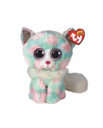 ty inc. TY BEANIE BOOS OPAL - pastelowy kot 15cm 36376