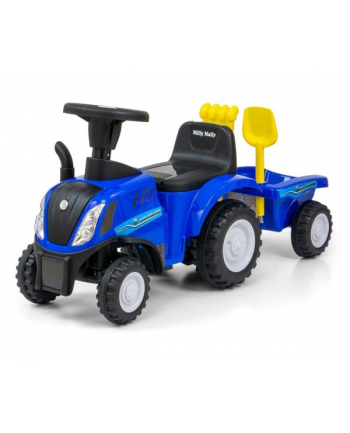 Jeździk Pojazd New Holland T7 Traktor niebieski Milly Mally