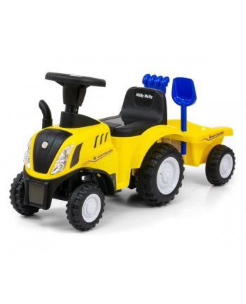 Jeździk Pojazd New Holland T7 Traktor żółty Milly Mally