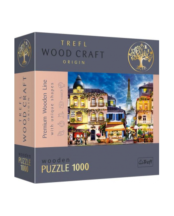 Puzzle 1000el drewniane - Francuska uliczka 20142 Trefl