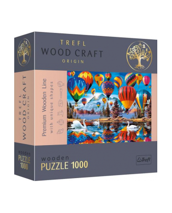 Puzzle 1000el drewniane - Kolorowe balony 20143 Trefl