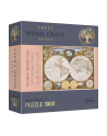 Puzzle 1000el drewniane - Antyczna mapa świata 20144 Trefl - nr 1