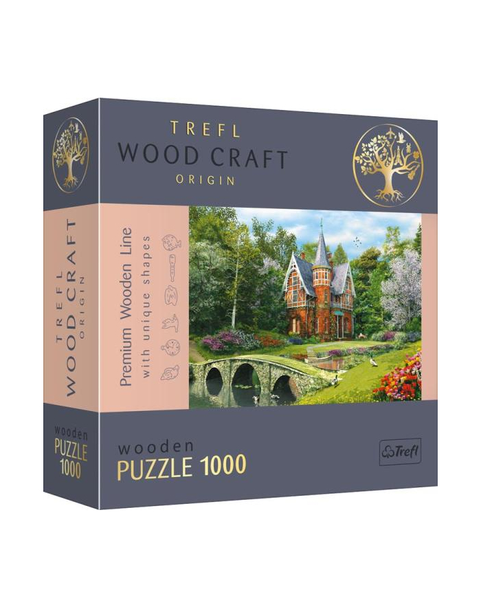 Puzzle 1000el drewniane - Wiktoriański dom 20145 Trefl główny
