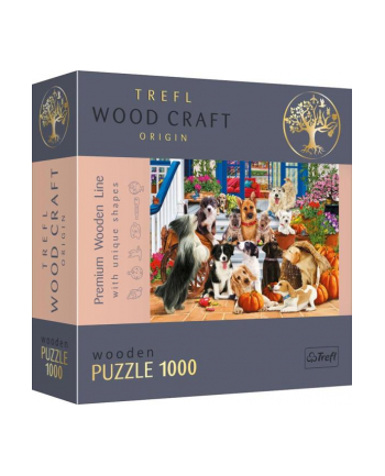 Puzzle 1000el drewniane - Psia przyjaźń 20149 Trefl