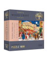Puzzle 1000el drewniane - Świąteczna aleja 20151 Trefl - nr 1