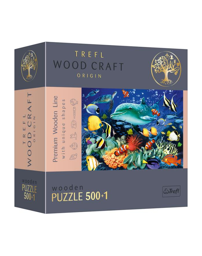 Puzzle 501el drewniane - Podwodne życie 20153 Trefl główny