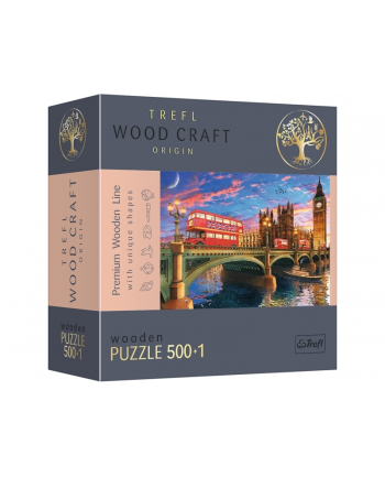 Puzzle 501el drewniane - Pałac Westminsterski 20155 Trefl nr 1