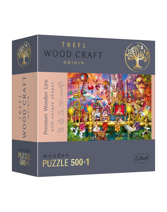 Puzzle 501el drewniane - Magiczny świat 20156 Trefl główny