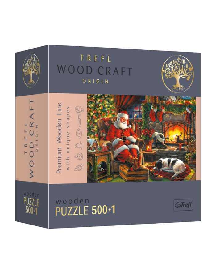 Puzzle 501el drewniane - Świąteczny wieczór 20158 Trefl główny