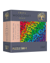 Puzzle 501el drewniane - Tęczowe motyle 20159 Trefl - nr 1