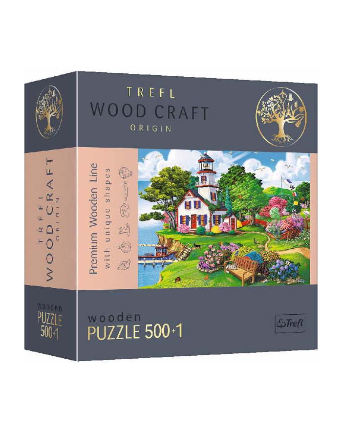 Puzzle 501el drewniane - Letnia przystań 20161 Trefl główny