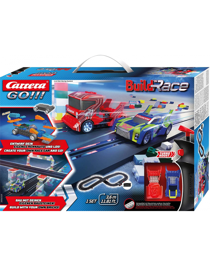 carrera toys Tor GO!!! Build 'n Race - Racing Set 3,6m 62529 Carrera główny