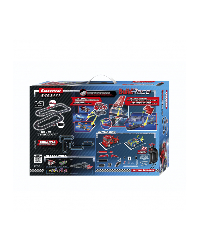 carrera toys Tor GO!!! Build 'n Race - Racing Set 6,2m 62531 Carrera główny
