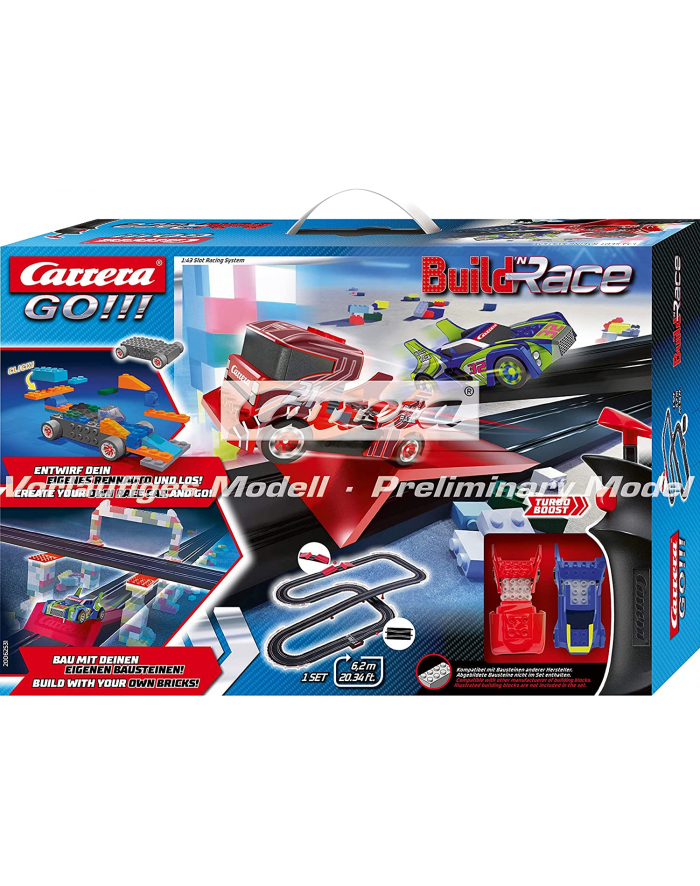carrera toys Tor GO!!! Build 'n Race - Racing Set 6,2m 62531 Carrera główny