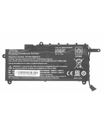 mitsu Bateria do HP Pavilion X360 11-N 3800 mAh (29 Wh) 7.4 - 7.6 Volt