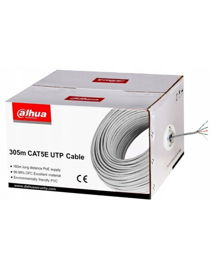 dahua Kabel UTP CAT5E DH-PFM920I-5(wersja europejska)N-N 305m główny