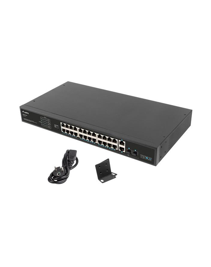 lanberg Przełącznik Switch 24X 100MB POE+ RSFE-24P-2C-360 główny