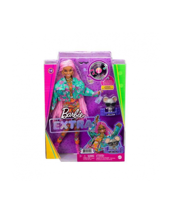 Barbie Lalka EXTRA MODA + akcesoria 10 GXF09 GRN27 MATTEL