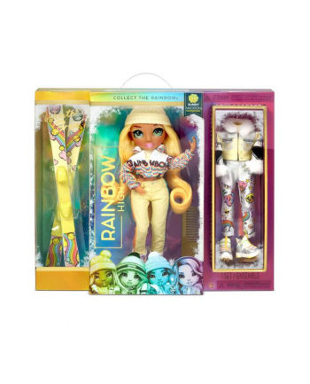 mga entertainment MGA Rainbow High Winter Break Fashion Doll - Sunny Madison (Yellow) Lalka 574774 p3