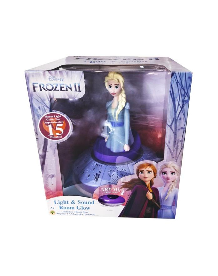 Lampka nocna 3D z efektami dźwiękowymi 29cm Elsa Frozen. Kraina Lodu WD21984 Kids Euroswan główny