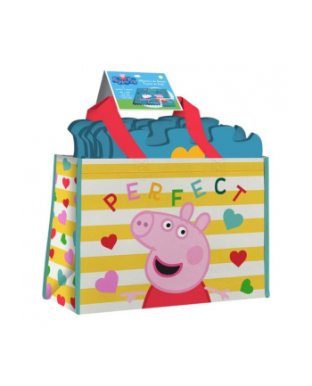 Mata piankowa puzzle w torbie Świnka Peppa. Peppa Pig PP17050 Kids Euroswan