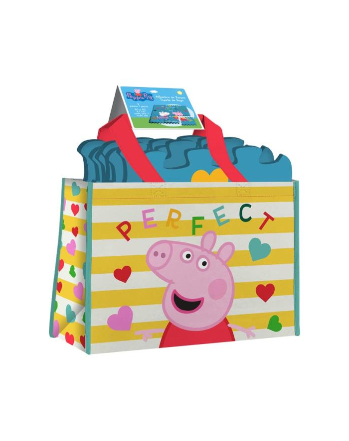 Mata piankowa puzzle w torbie Świnka Peppa. Peppa Pig PP17050 Kids Euroswan główny