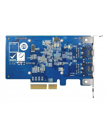 qnap Karta QXG-10G2T-X710 Dual-port Network Adapter Intel700 series EthernetController