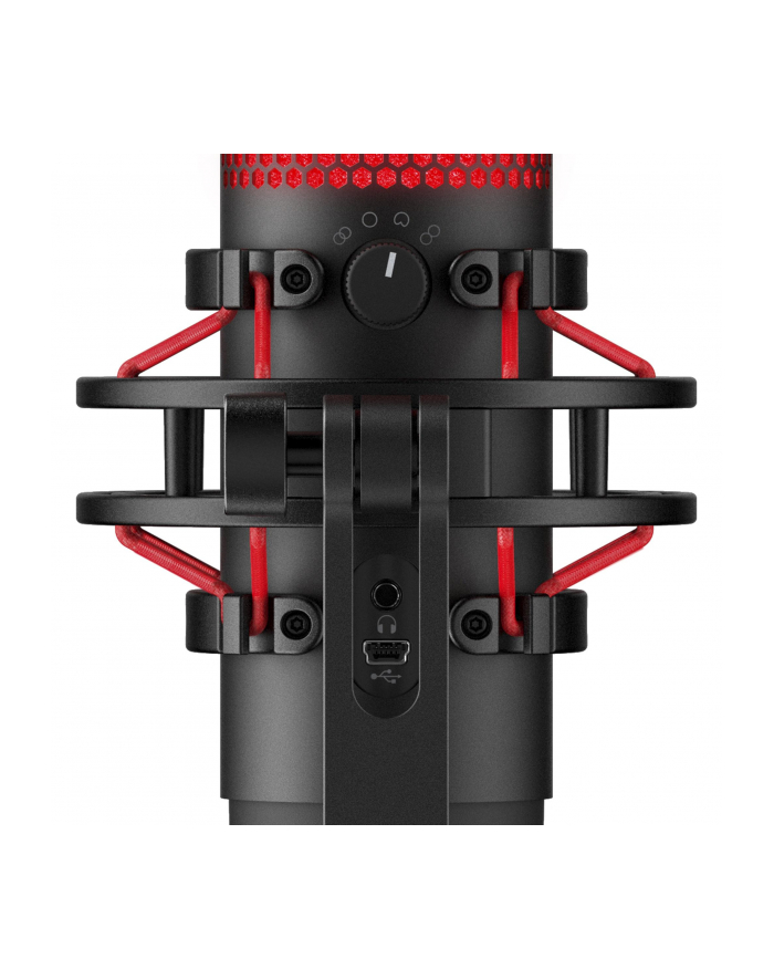 hyperx Mikrofon QuadCast czarno-czerwony główny