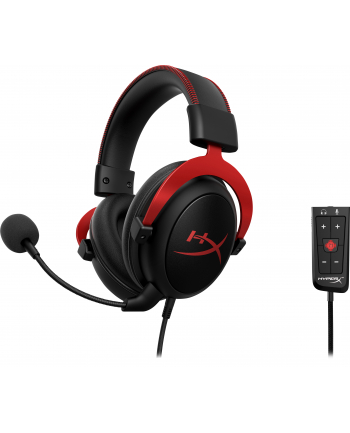 hyperx Zestaw słuchawkowy dla graczy Cloud II czerwony